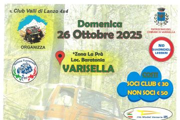 Domenica 26 Ottobre - Il Club Valli di Lanzo 4x4